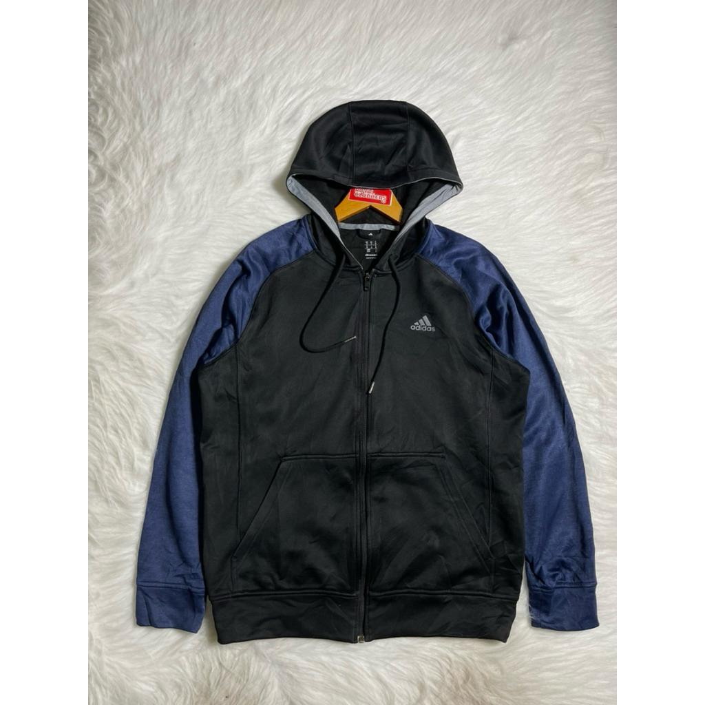 zip hoodie tiga garis second (3955) - Hoodie second - hoodie second branded - Jaket Second - Jaket S