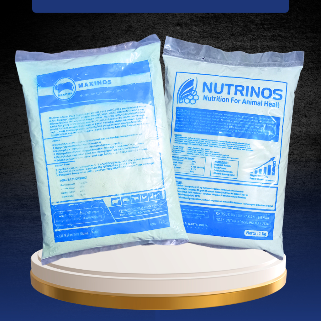 MAXINOS – NUTRINOS – RAYFAT 1 KG - Untuk Susu Khusus Hewan Ternak.