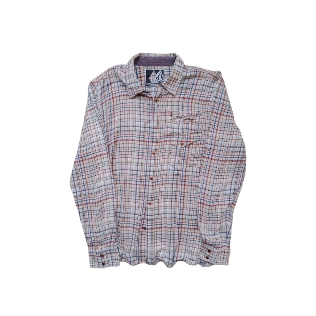 kemeja flanel volcom