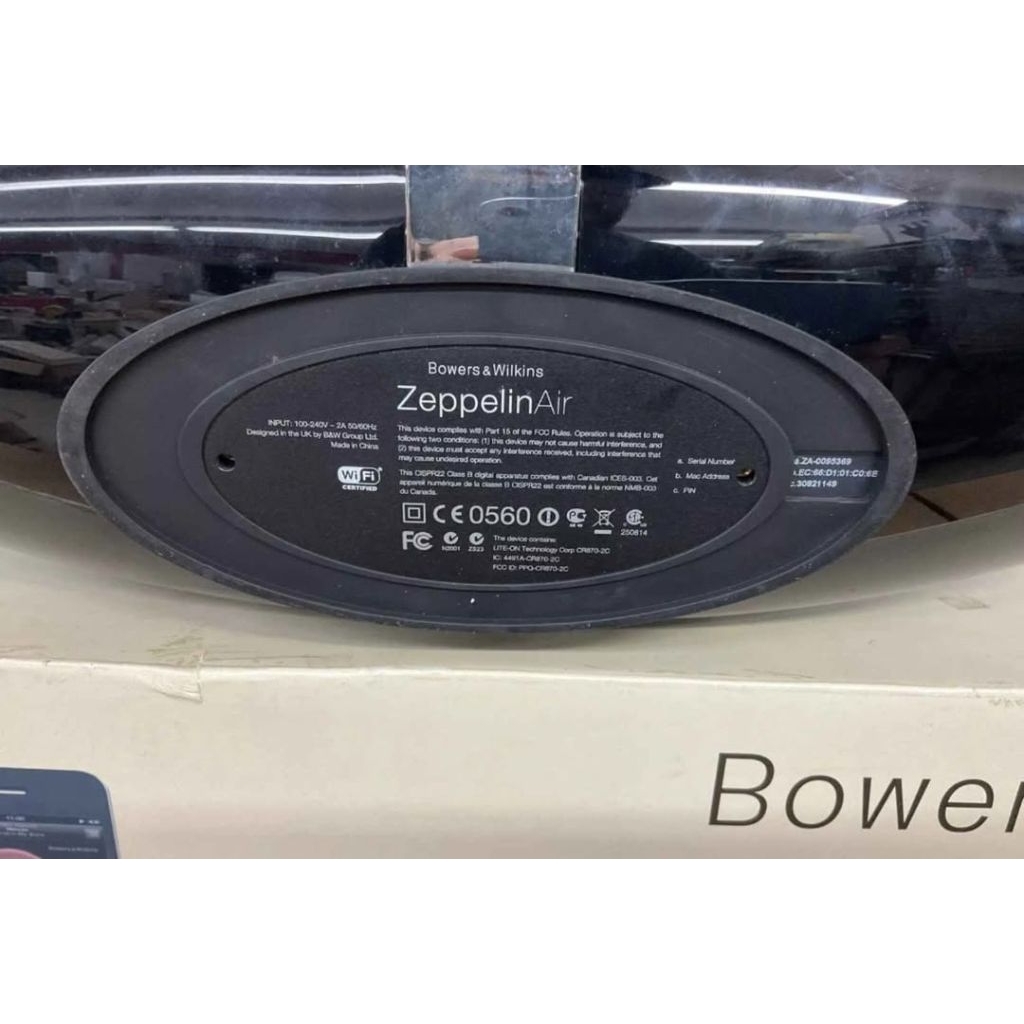Bowers and wilkins zeppline air