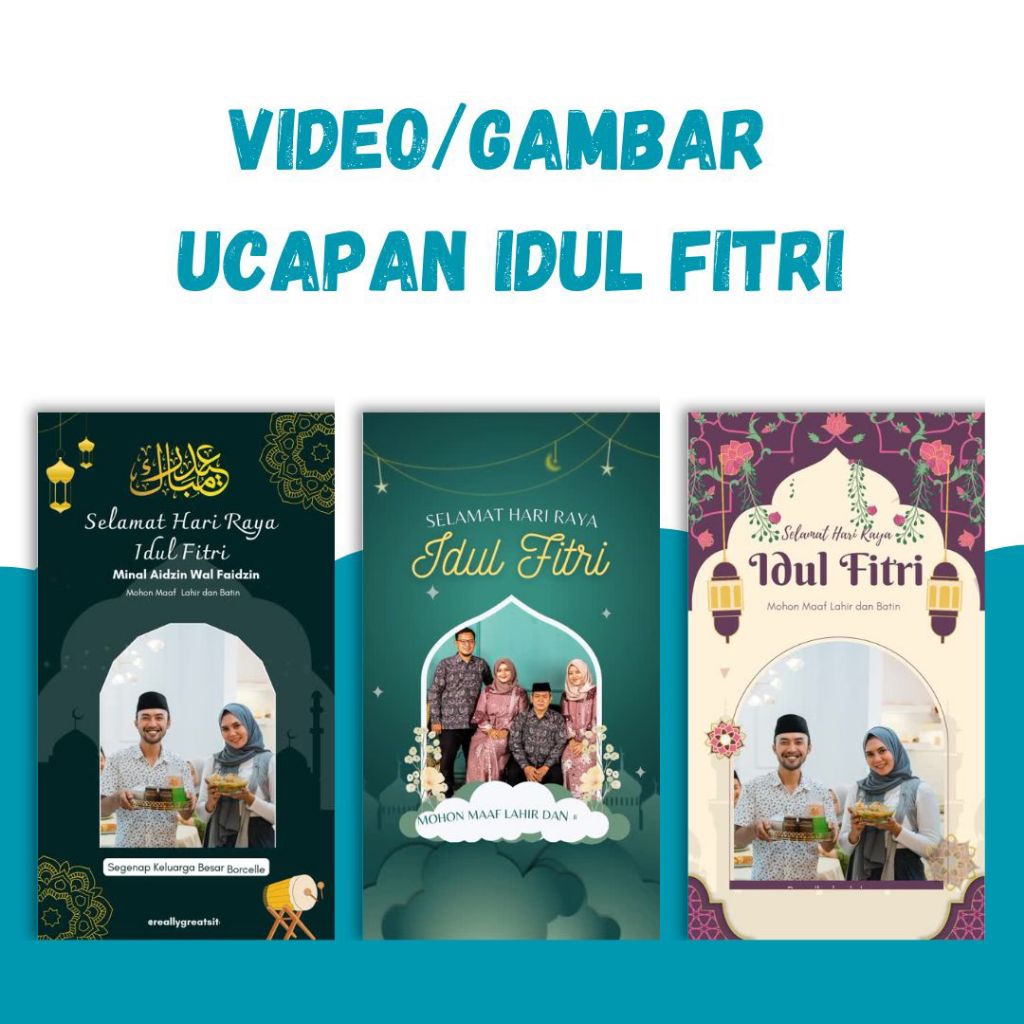 Video & Gambar Ucapan Idul Fitri