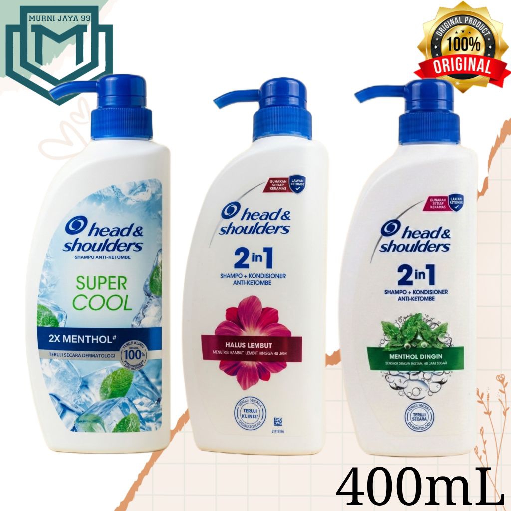 SHAMPO 2in1 HEAD AND SHOULDERS 400ML