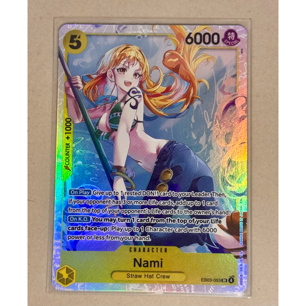 Nami EB03-053 SR English & Japan [Parallel Art] TCG One Piece