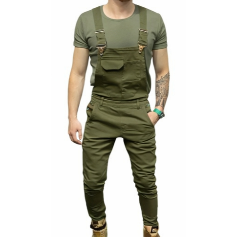 Overal Jumpsuit Celana panjang Slimfit Unisex American Drill / celana kodok ariel noah