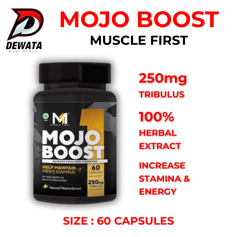 Muscle First M1 MOJO BOOS 60 Kapsul Tribulus Natural Test Booster Stamina Energy