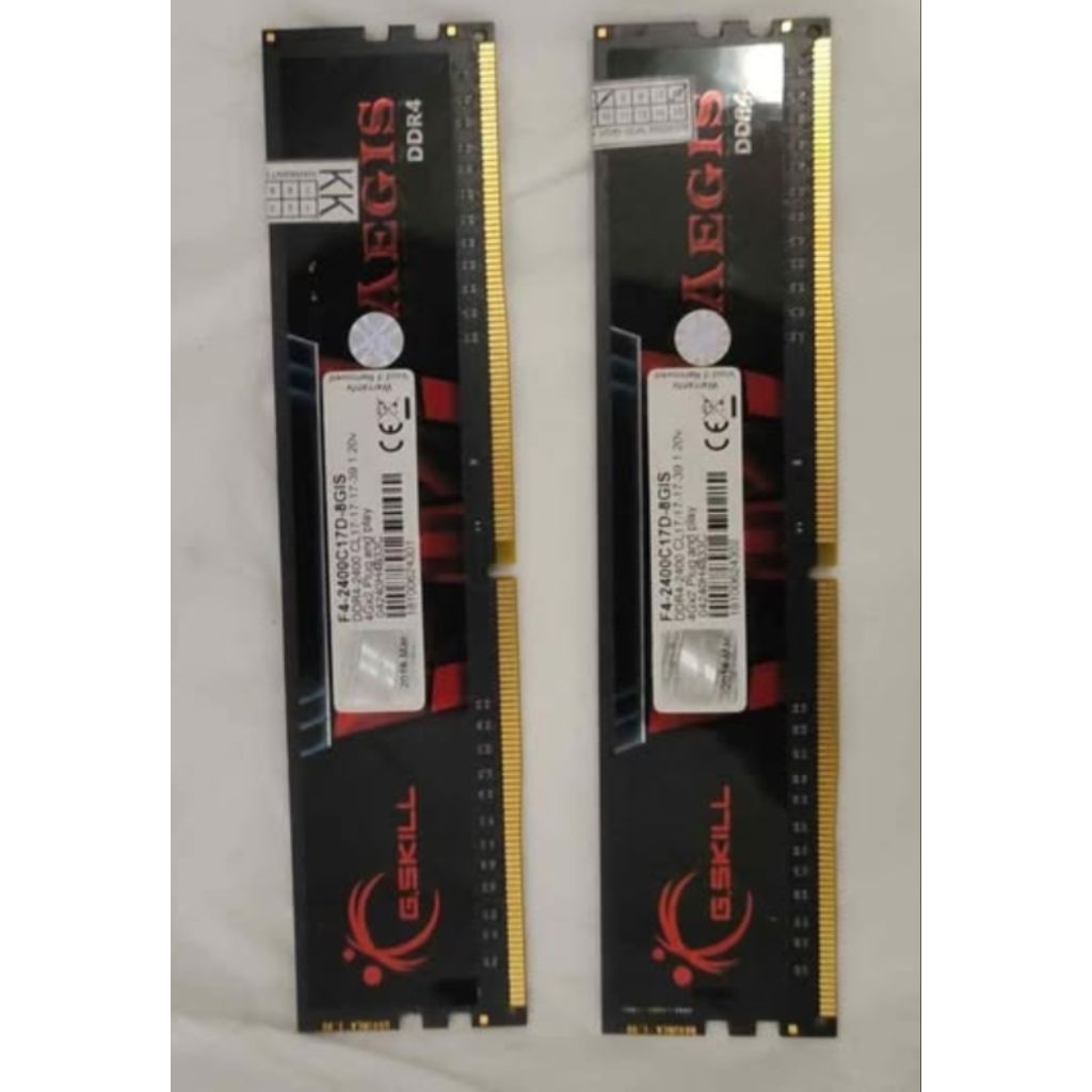 RAM G.Skill Aegis DDR4 (2x4) 8GB