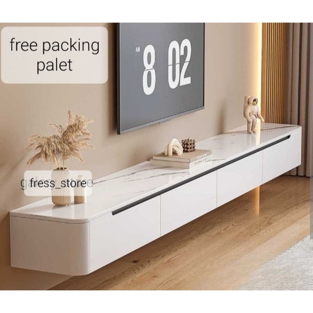 meja tv gantung serbaguna rak tv Konsul minimalis modern