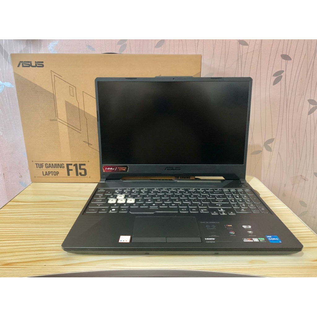 Laptop ASUS TUF F15 FX506H i5 gen 11 Nvidia RTX Mati Total Matot