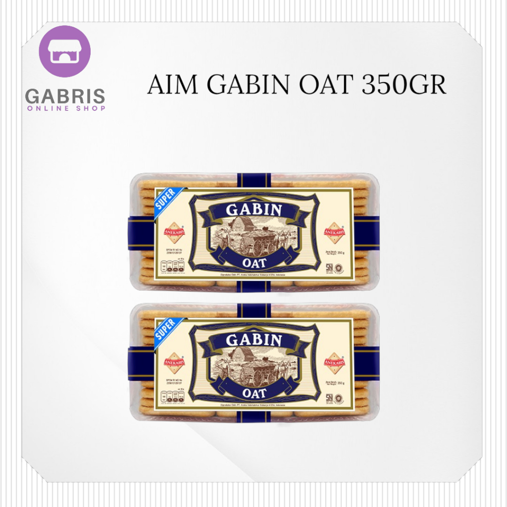 Biskuit Gabin Super Anekabis 350gr / Gabin Oat Super / Gabin Biskuit