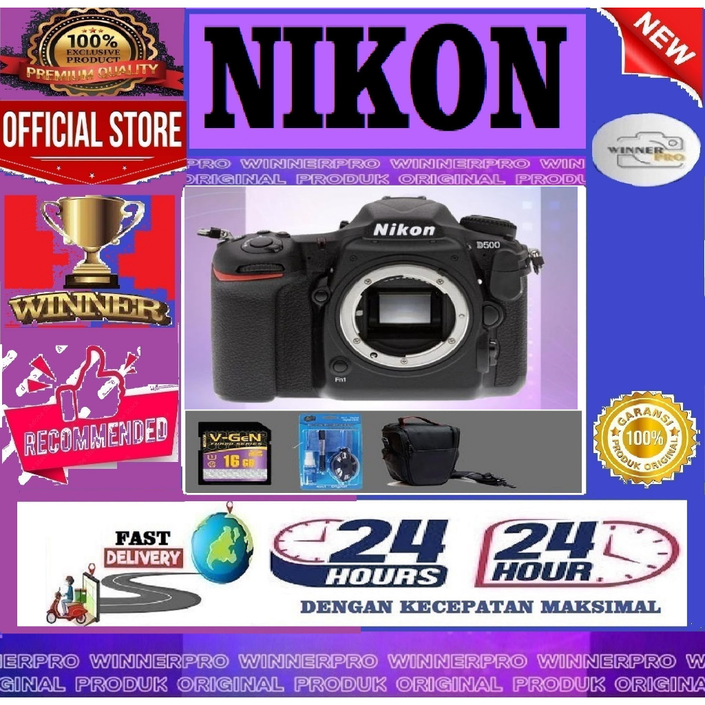 Kamera Nikon D500 Body Only / nikon d500 body only