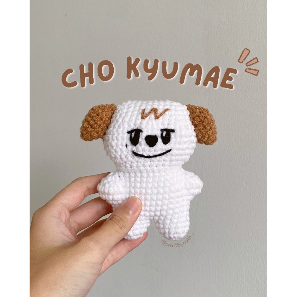 Crochet Cho Kyumae Kyuhyun Amigurumi Keychain || Gantungan Kunci Rajut Super Junior Kyuhyun Kyumae
