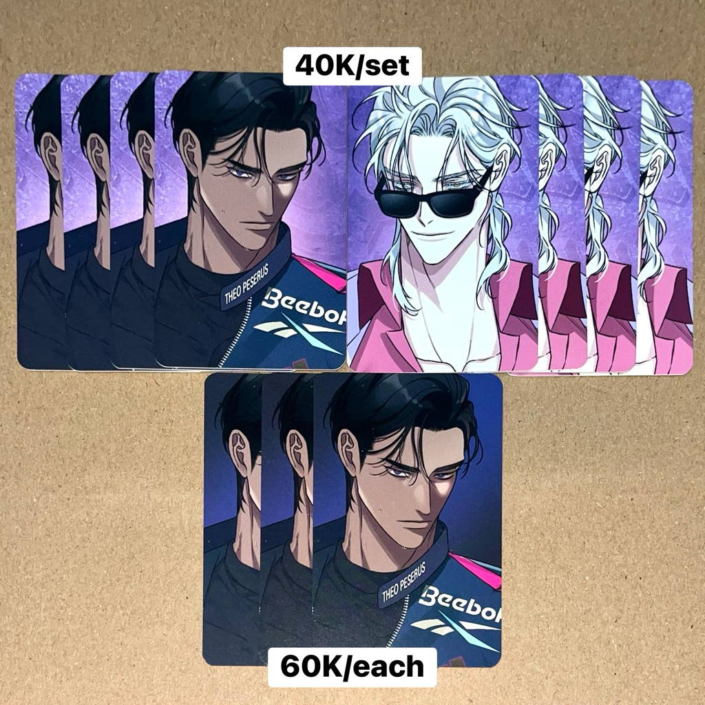 Smyrna and Capri Photocard Manhwa Merch