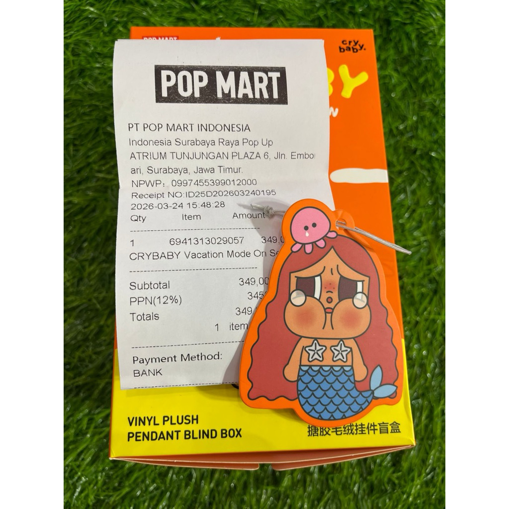 POPMART (SECRET) CRYBABY VACATION MERBABY
