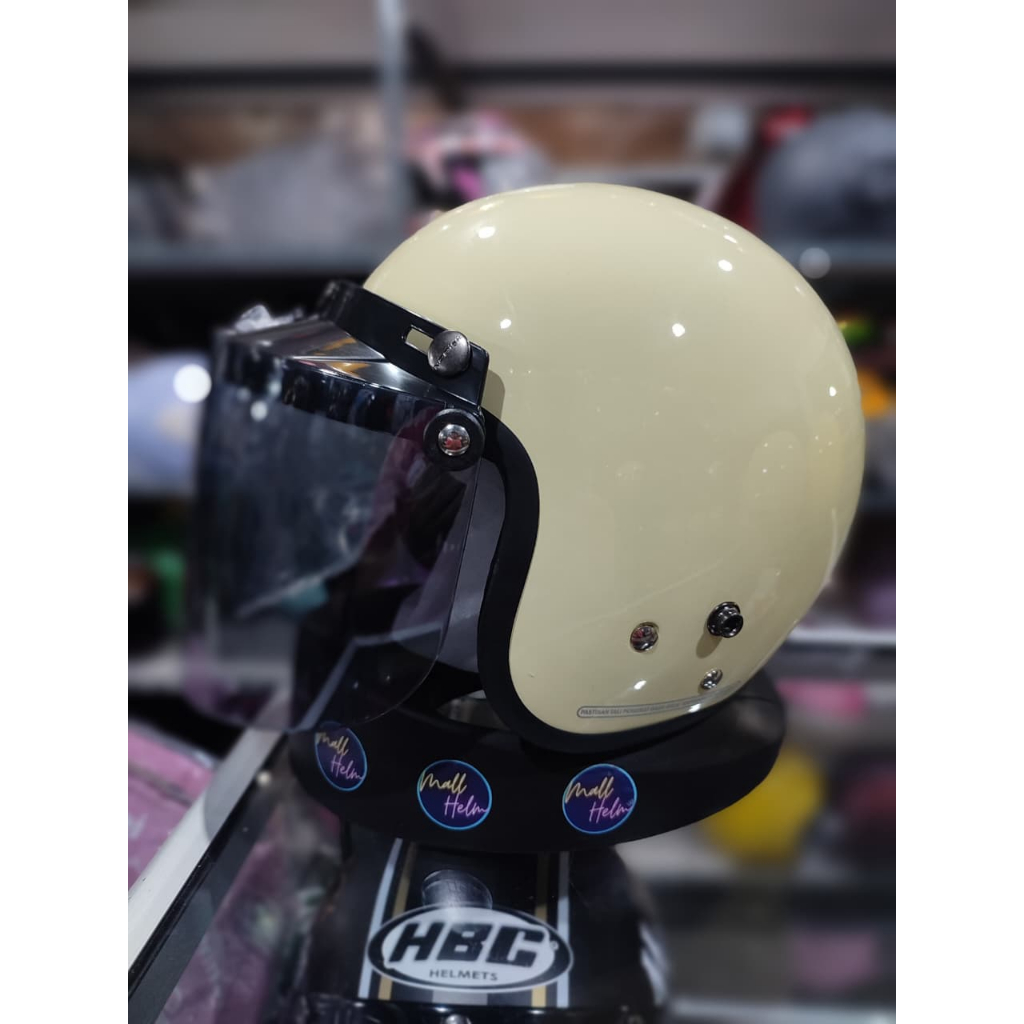 HELM BOGO RETRO UNTUK ANAK UMUR 6-12 TAHUN MERK PRIEST KIDS