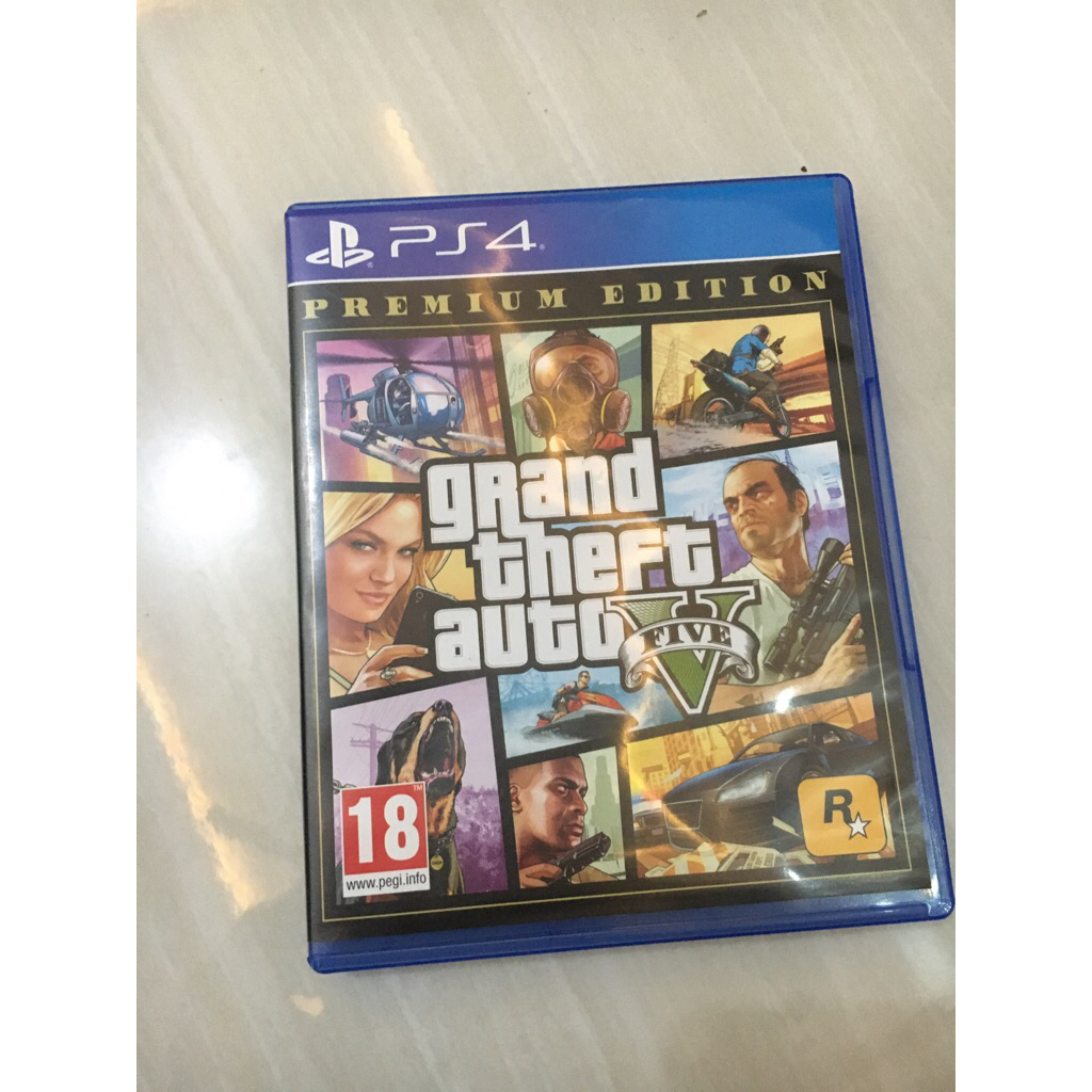 kaset ps 4 gta V