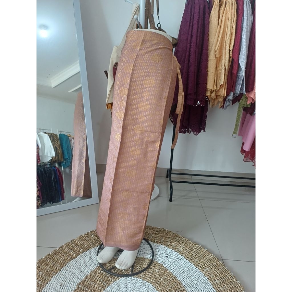 Rok Songket/Kain Lilit Songket/Rok Kebaya/Bawahan Kebaya/Rok Wisuda Modern