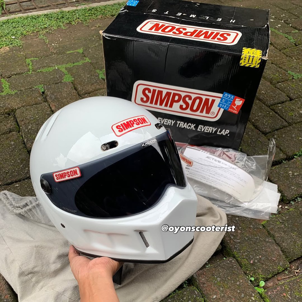Helm Vintage Simpson Helmet Original