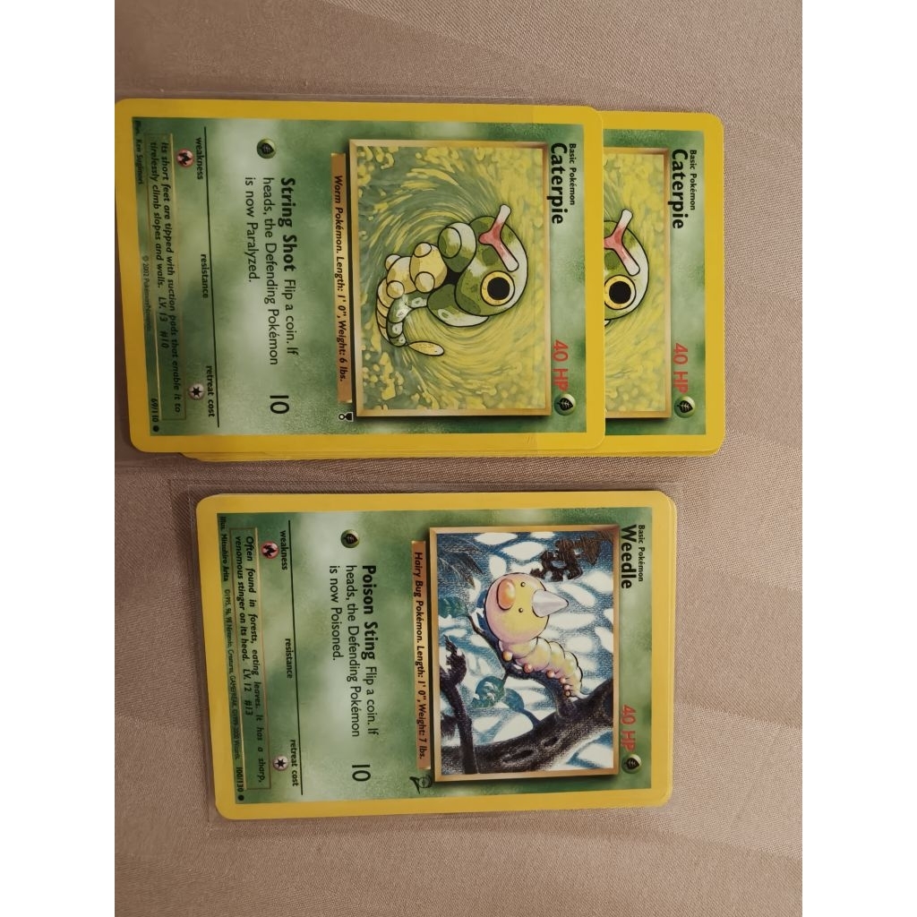 caterpie TCG pokemon Vintage