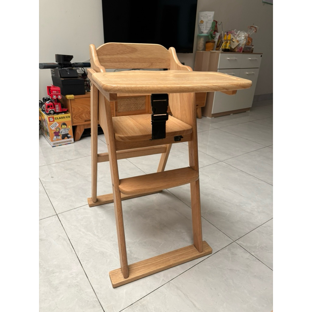Yamatoya Tatameru High Chair - Natural - Preloved