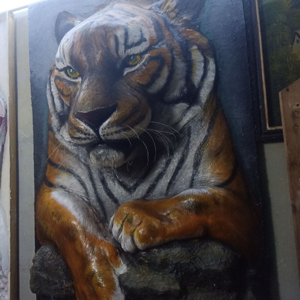 lukisan batu relief 3D