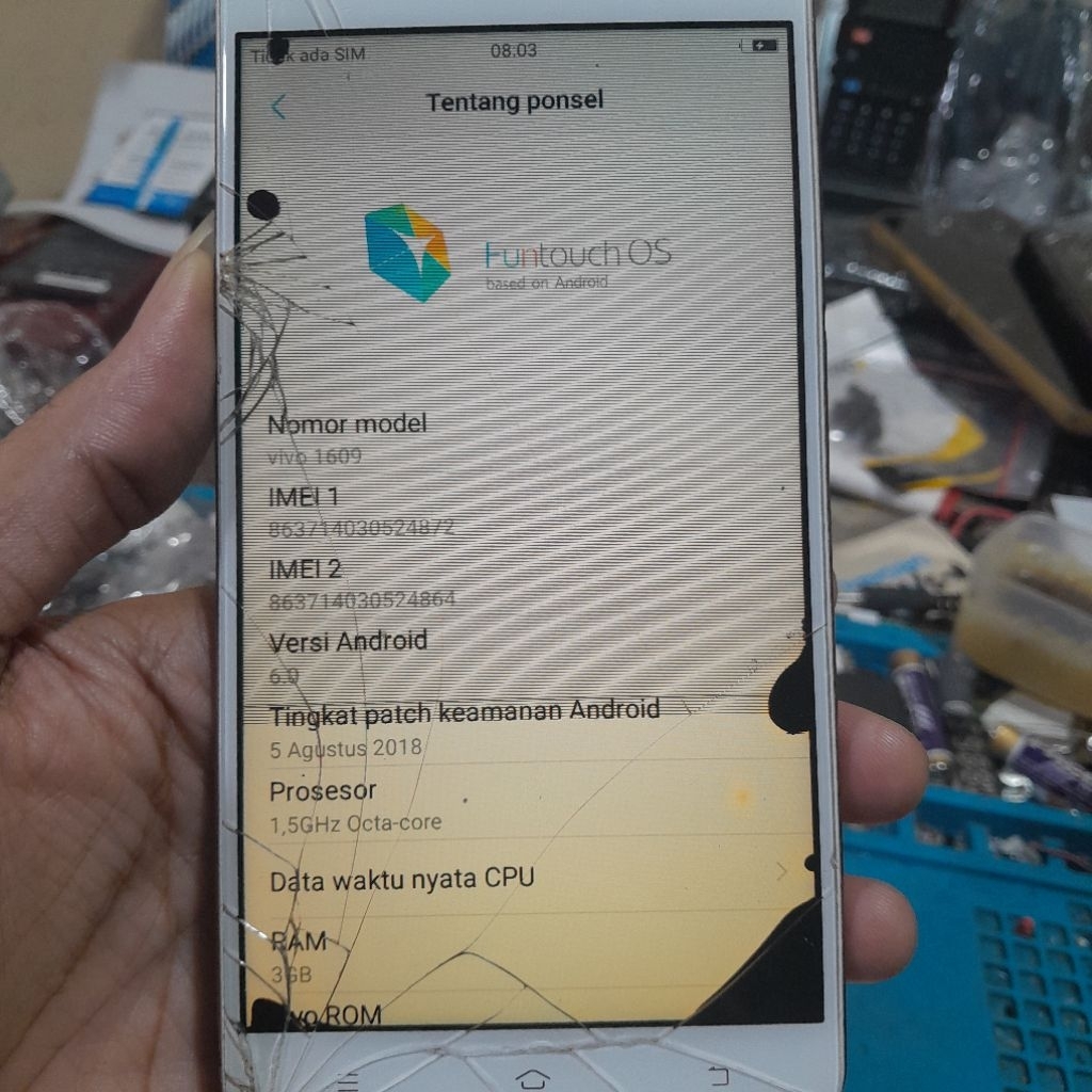 Mesin Hp Vivo 1609 Mesin Viho V5 Lite