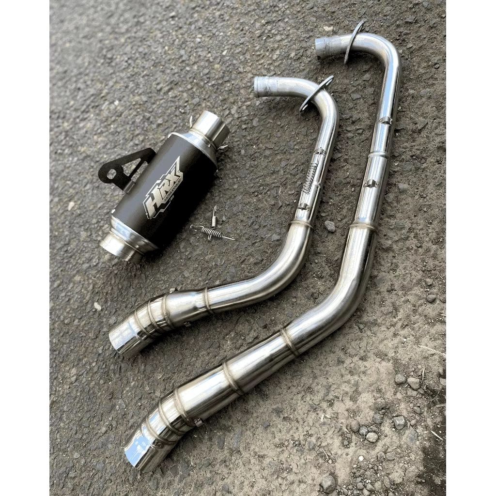 Knalpot Jupiter Z Z1 Vega R ZR Supra Fit X 100 110 125 Fullset Original HRX Gp Pro Titan Series Stai