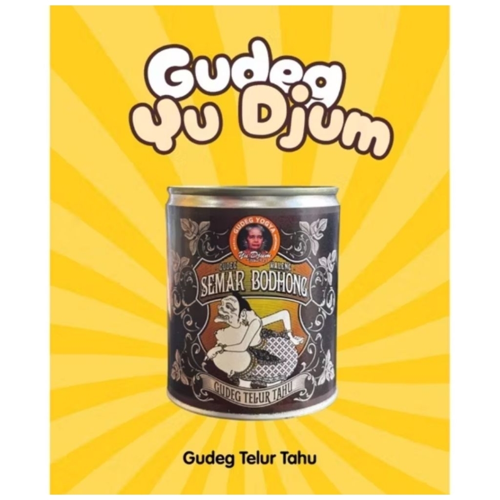Original Gudeg Yu Djum khas jogja kemasan kaleng
