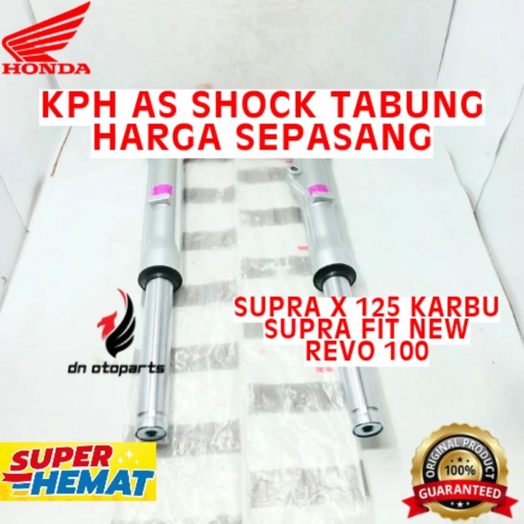 AS SHOCK TABUNG HARGA SEPASANG ORIGINAL HONDA KODE KPH, AS SHOCK TABUNG SUPRA X 125 KARBU, AS SHOCK 