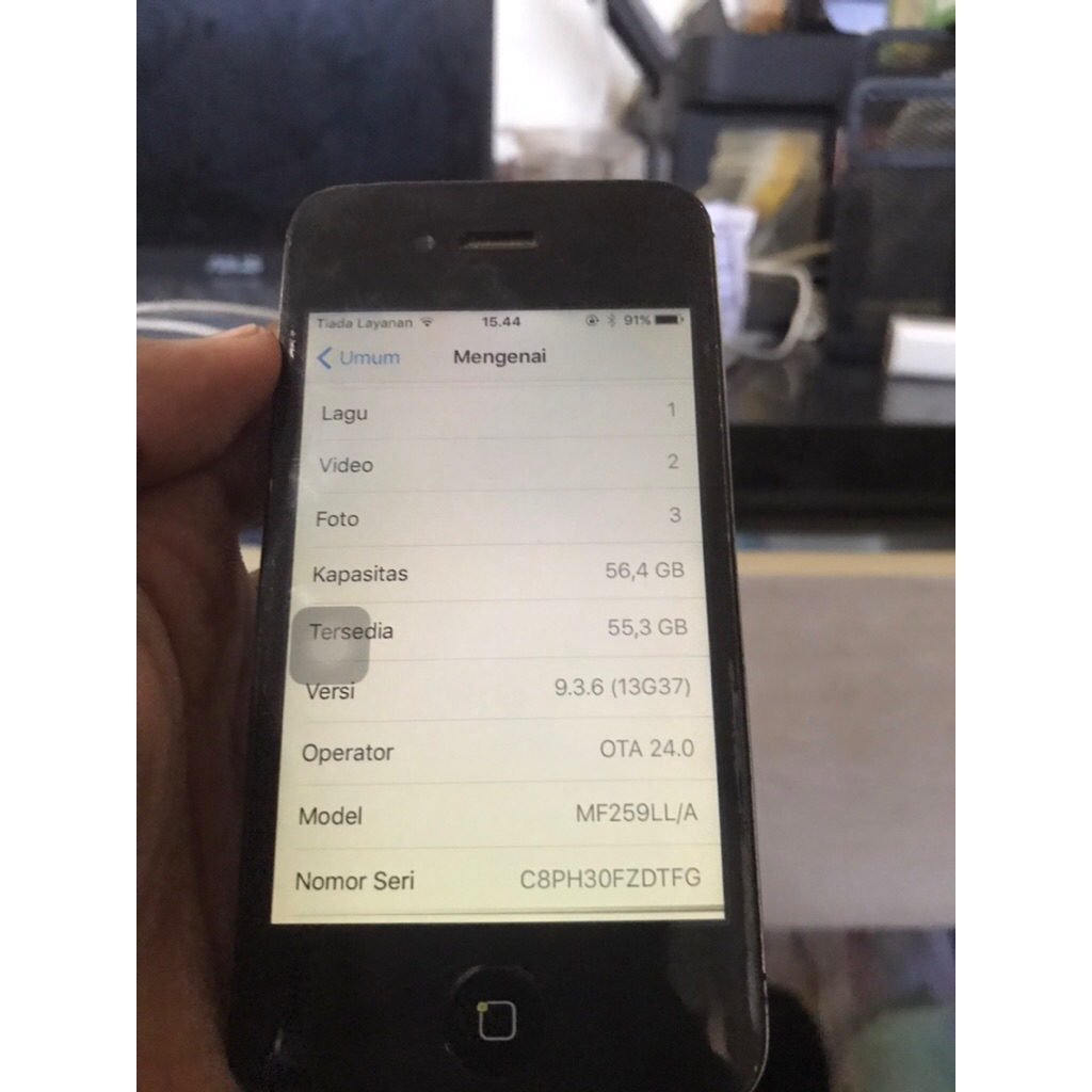iPhone 4s 64gb bypass minus cek deskripsi