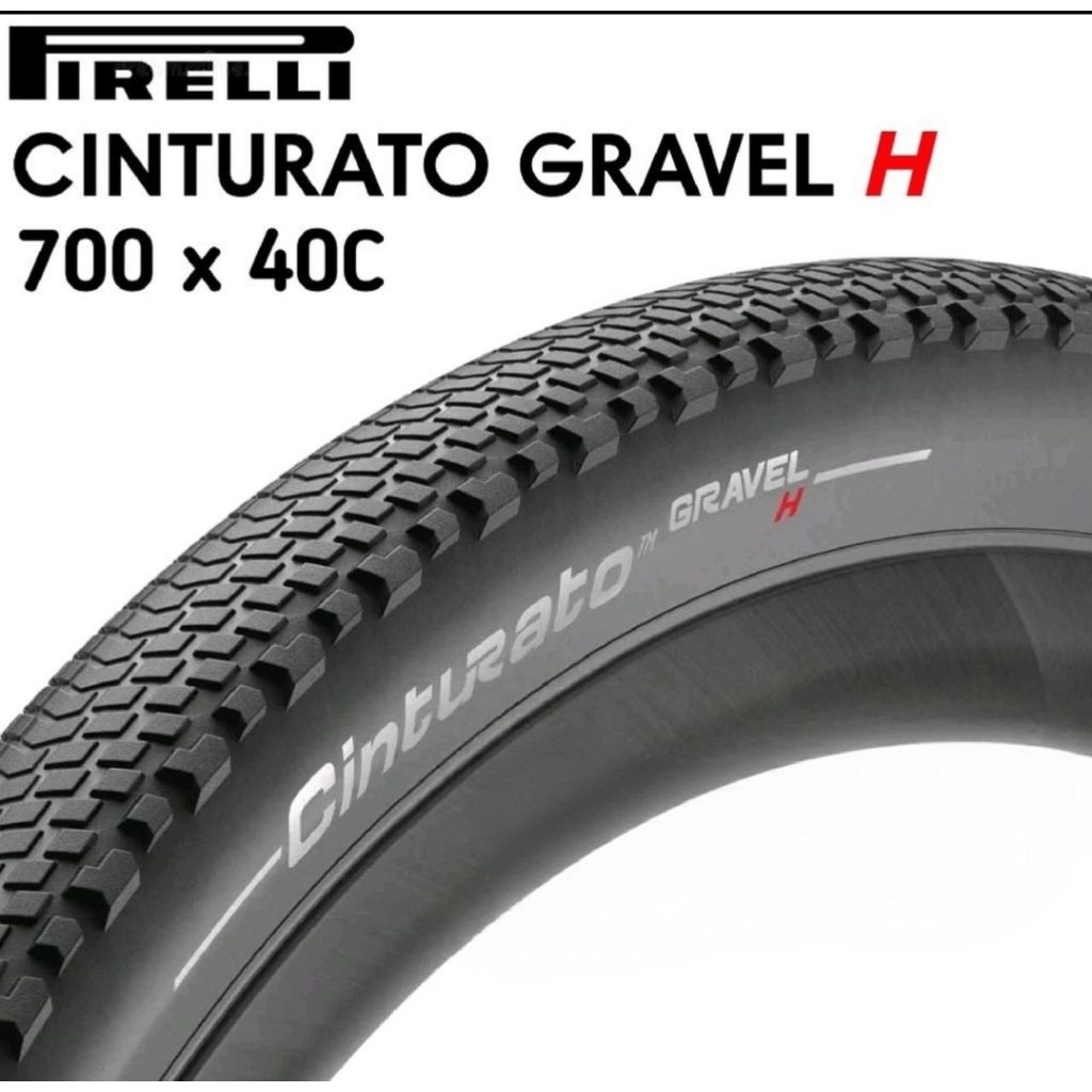 ban luar sepeda gravel 700 x 40c pirelli cinturato black hard terrain kevlar TLR