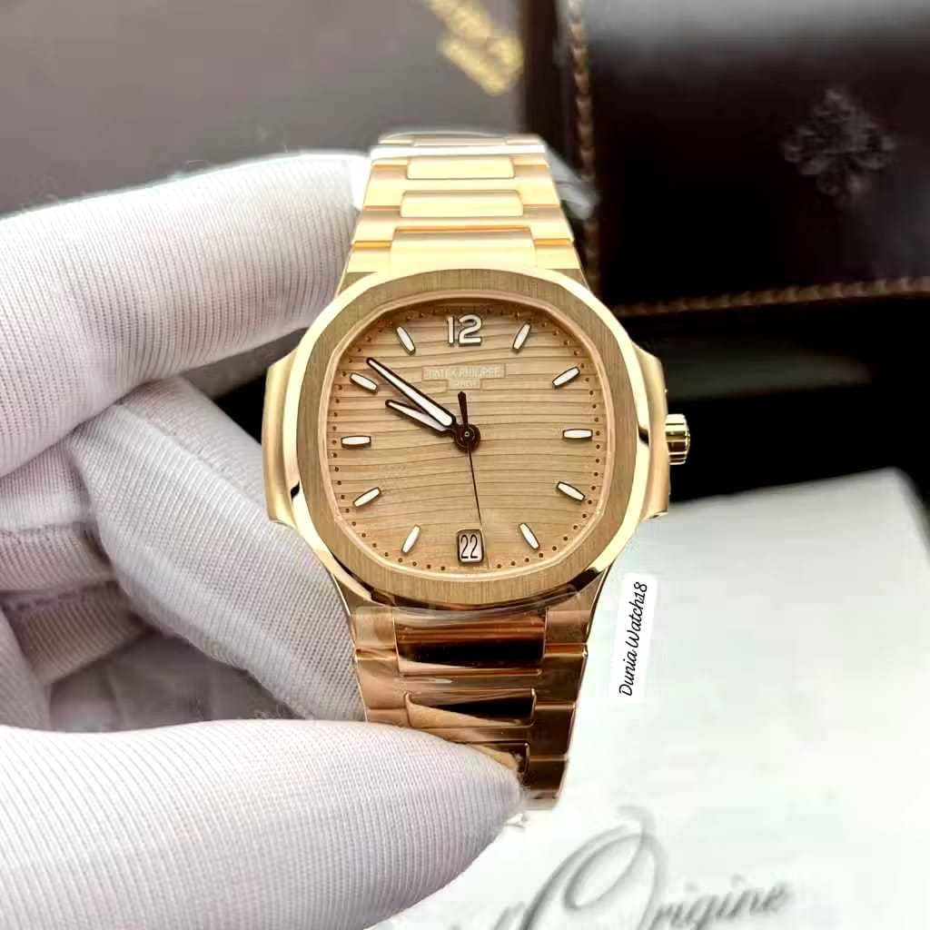Jam Tangan Patek Philippe 7118 Ladies Rose Dial 35mm Swiss Automatic Factory