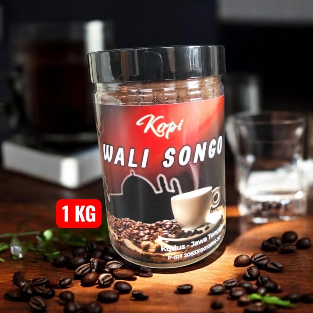 1 KG kopi kemasan toples walisongo