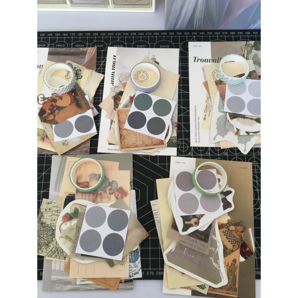 VINTAGE JOURNALING/SCRAPBOOK KIT