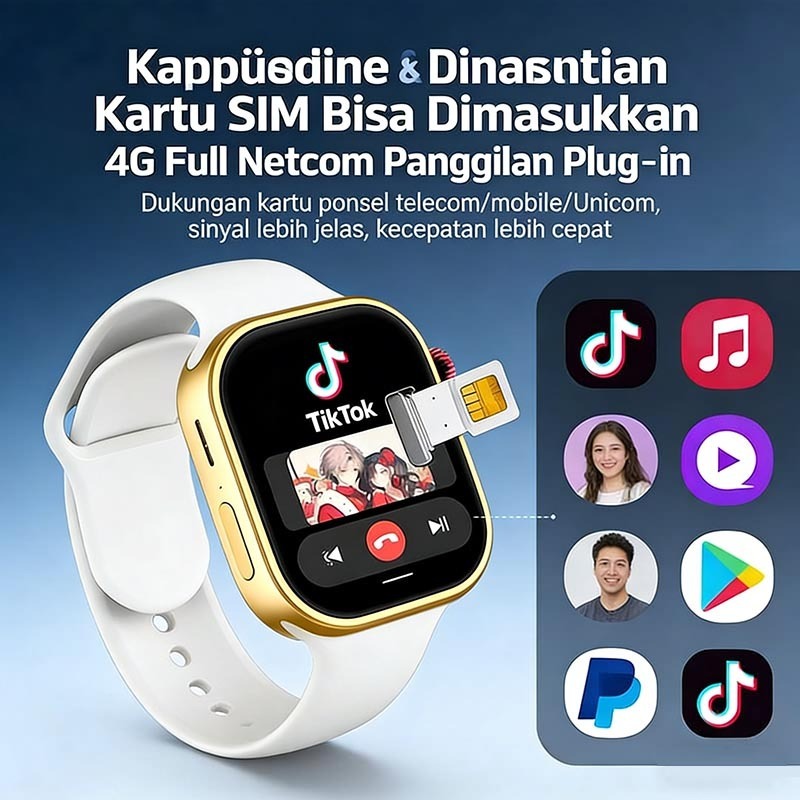 4G Smartwatch Sim Card M16 Man Woman Children GPS Face ID Video Call Smartwatch Google APP Download 