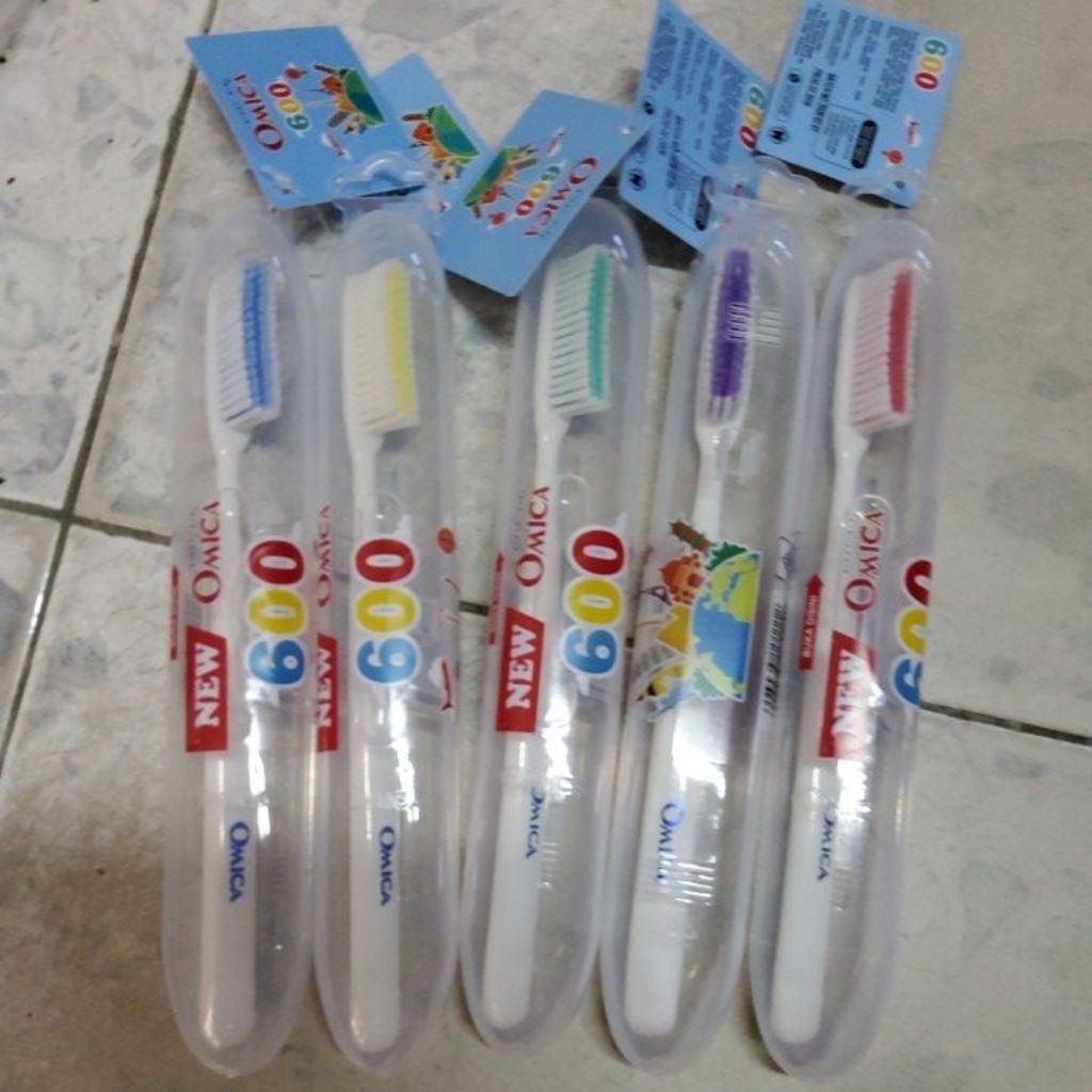 SIKAT GIGI DEWASA ANAK OMICA 600 sikat gigi original murah