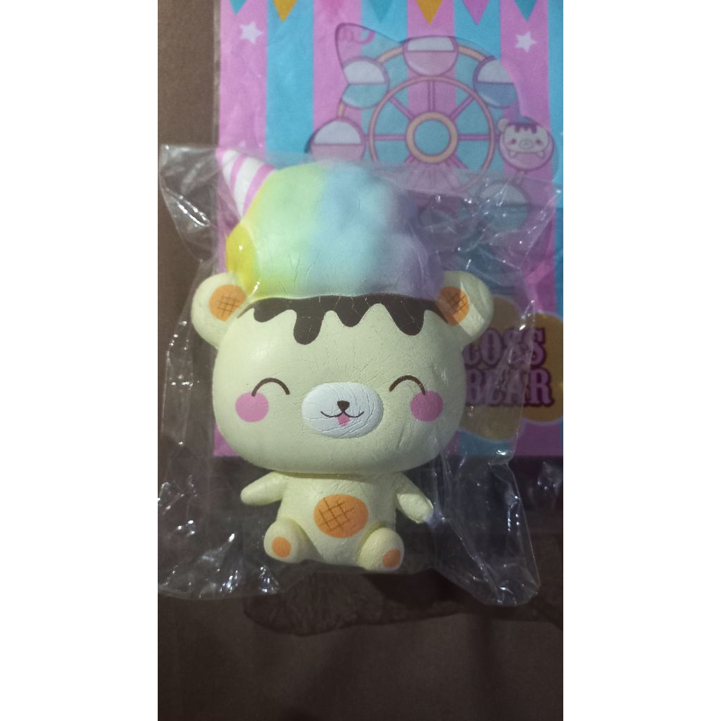 SQUISHY YUMMIIBEAR FAIRY FLOSS CLOSE EYES