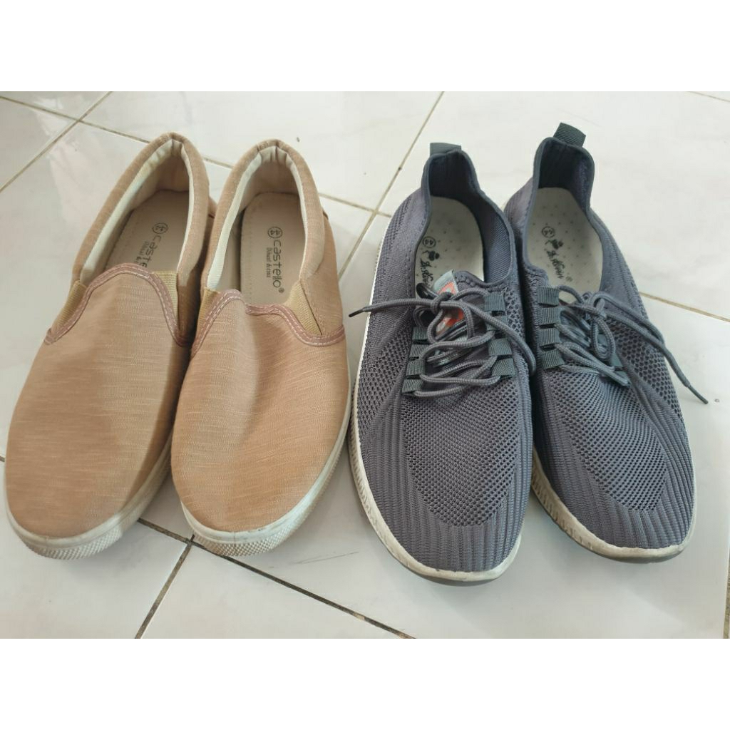 SEPATU SECOND BRAND PAKET 2 PASANG SEPATU MURAH