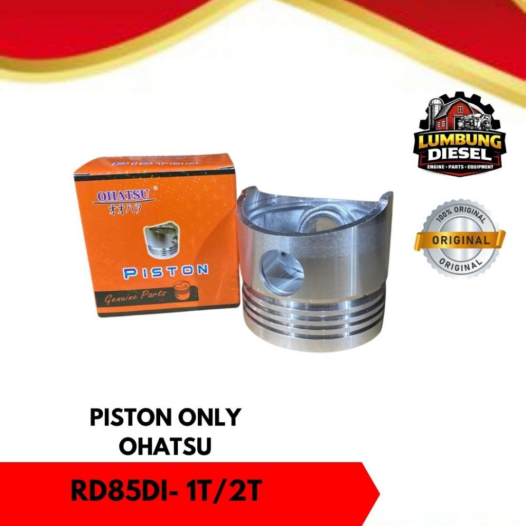 Piston Only RD85DI-1T / 2T OHATSU - Seher Diesel Kubota RD 85 DI-1T 2T