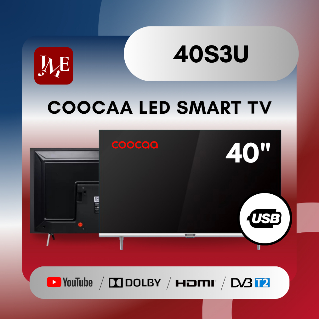 Coocaa TV 40 INCH SMART TV ANDROID TV 40S3U