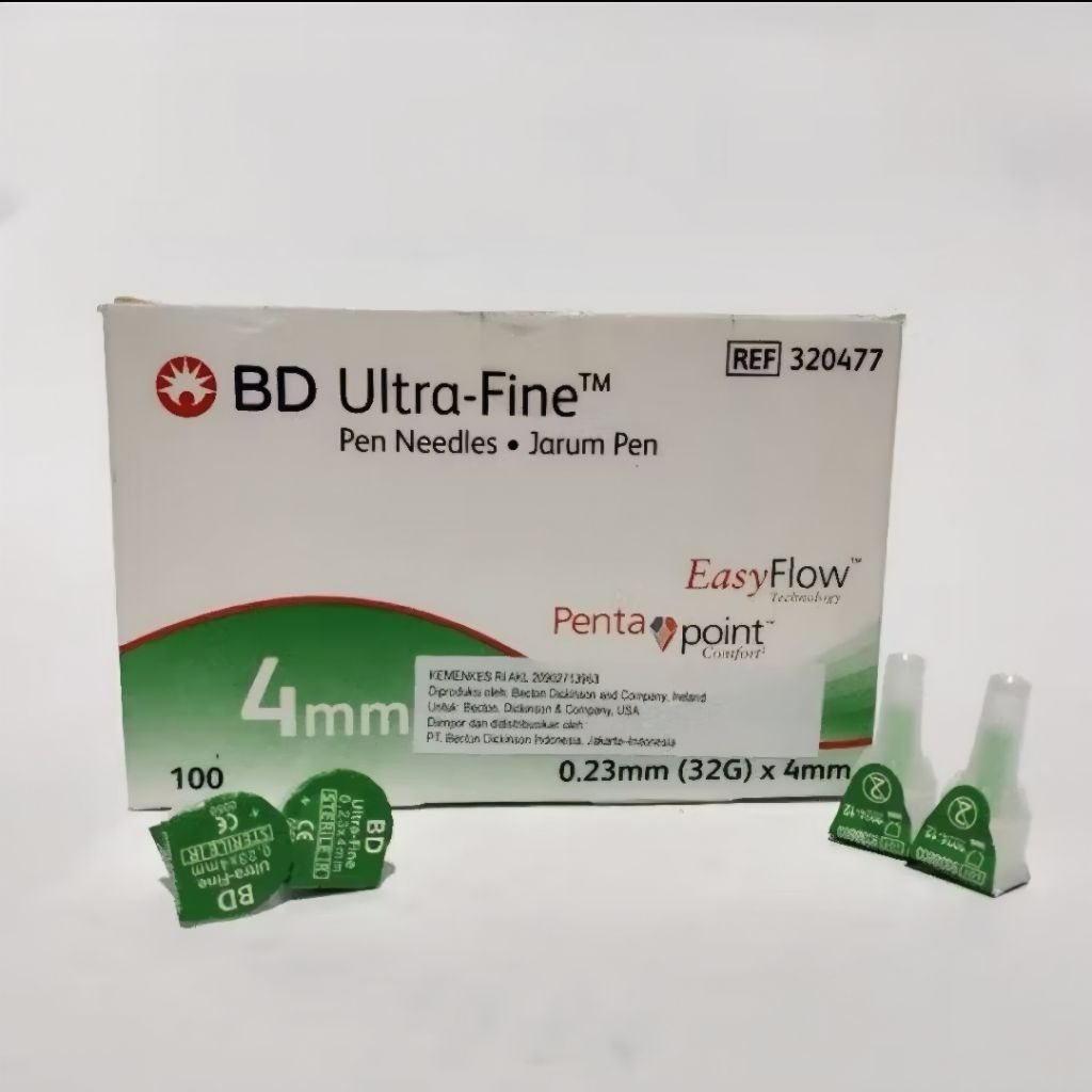 Jarum Insulin Hijau BD 4mm / Microfine BD Hijau 4mm