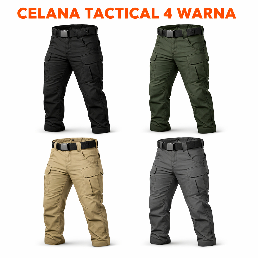 Celana Tactical Blackhawk Original Pria – Bahan Tebal Kuat | Outdoor Kerja Lapanga