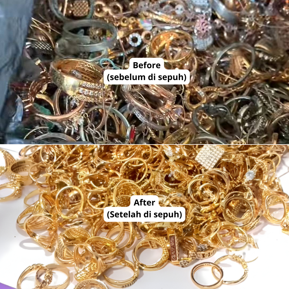Jasa Sepuh Lapis Emas / E-Coating Perhiasan Xuping | Kalung, Cincin, Gelang