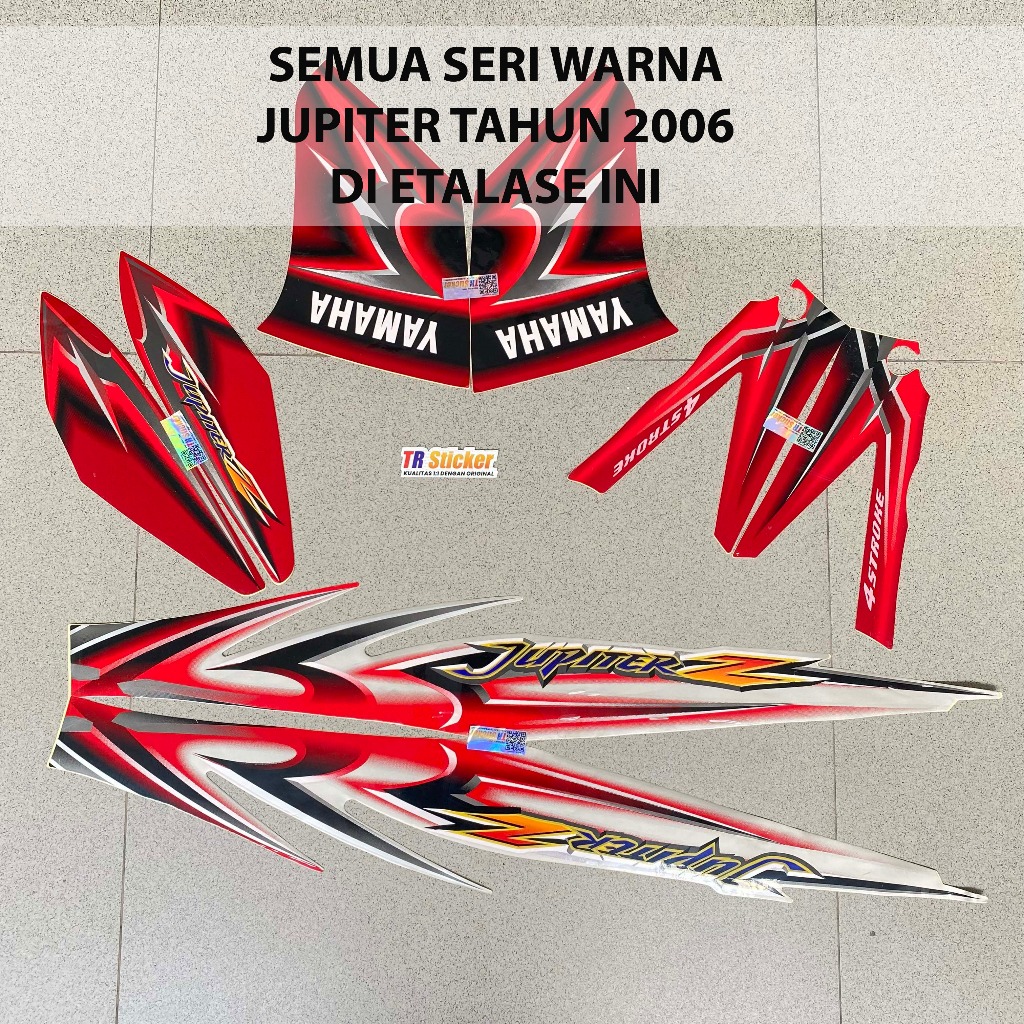 Striping Yamaha Jupiter Z 2006 Sticker Lis List Decal Yamaha Jupiter Z 2006 Kualitas Original Lamina