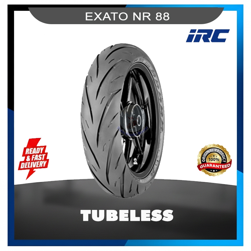 Ban IRC Exato 100/80-17, 110/70-17, 120/70-17, 130/70-17 TUBELESS motor sport