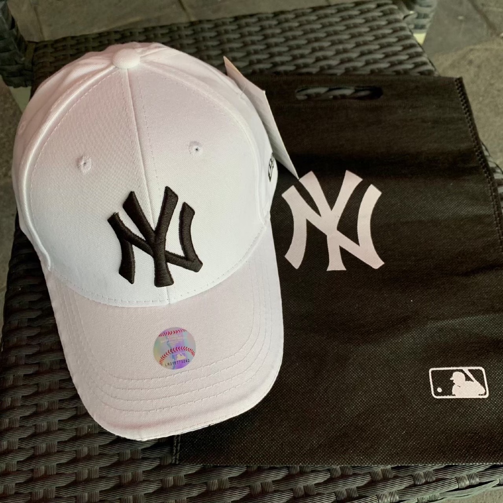 TOPI BASEBALL MLB NY SIMPLE ORIGINAL WHITE CAPS / TOPI BEST SELLER BISA COD / FULL SET