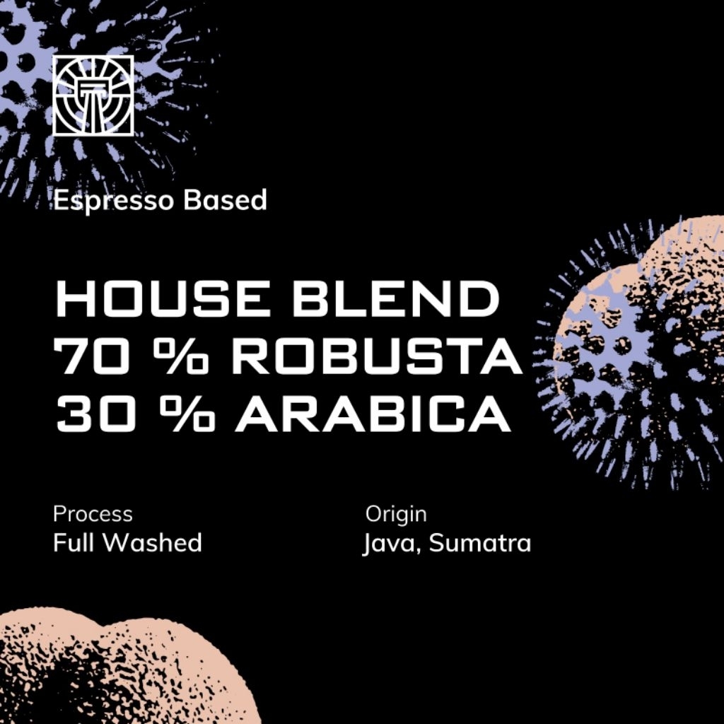 Biji Kopi House Blend 70% Robusta 30% Arabika