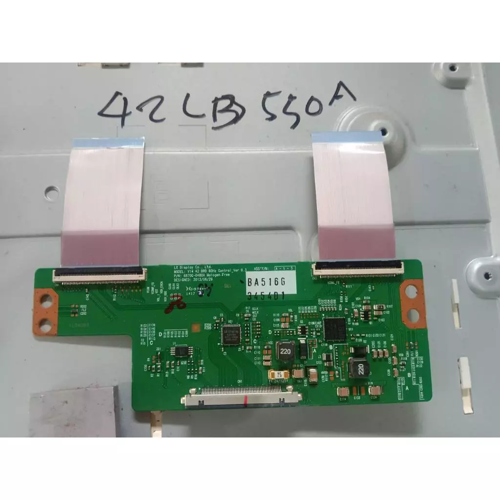 ORI COPOTAN T-CON TV LG series 42LB550 42LF550 TV LED LG 42L INCH ORIGINAL dari TV