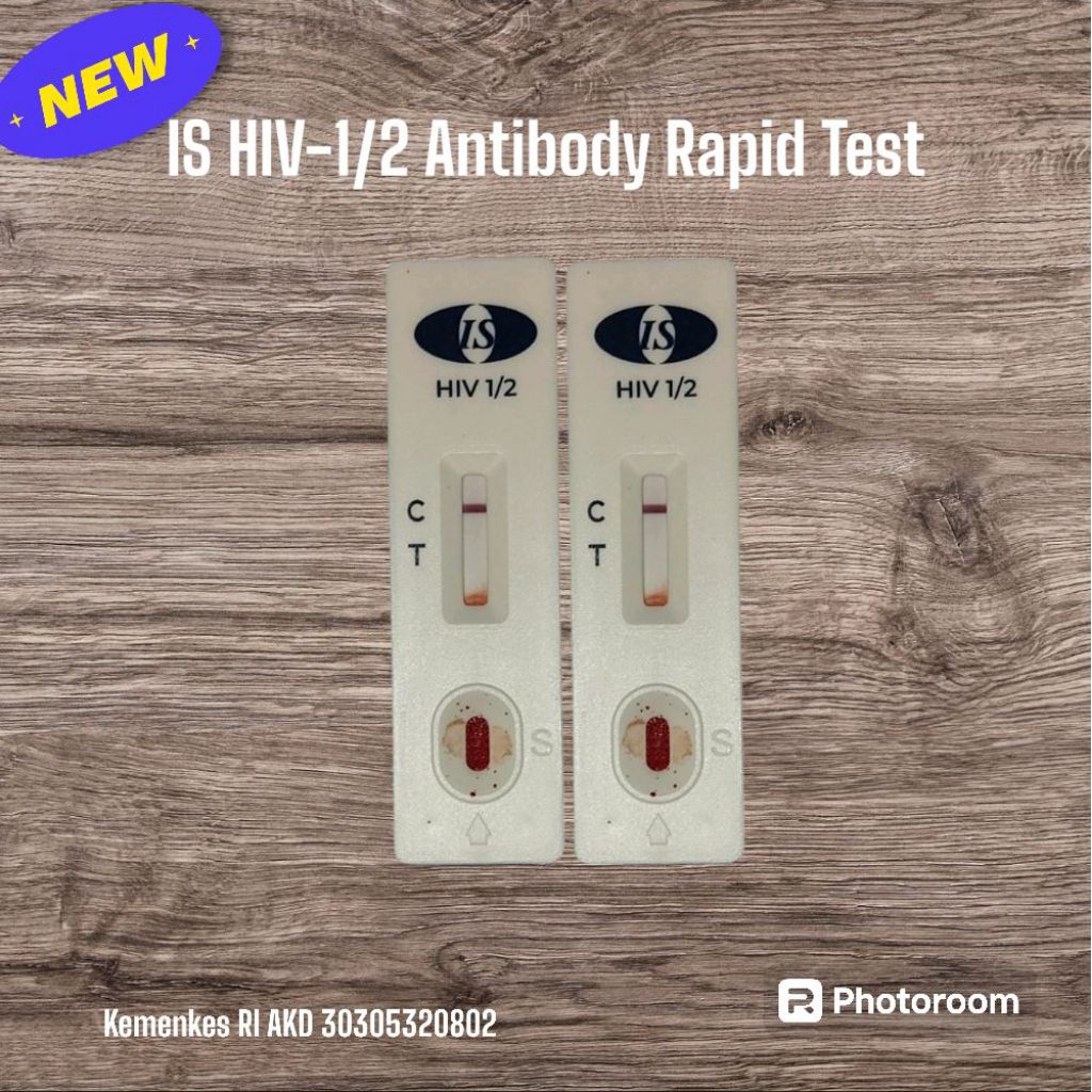 Alat Test Mandiri HIV satu set lengkap IS/glory