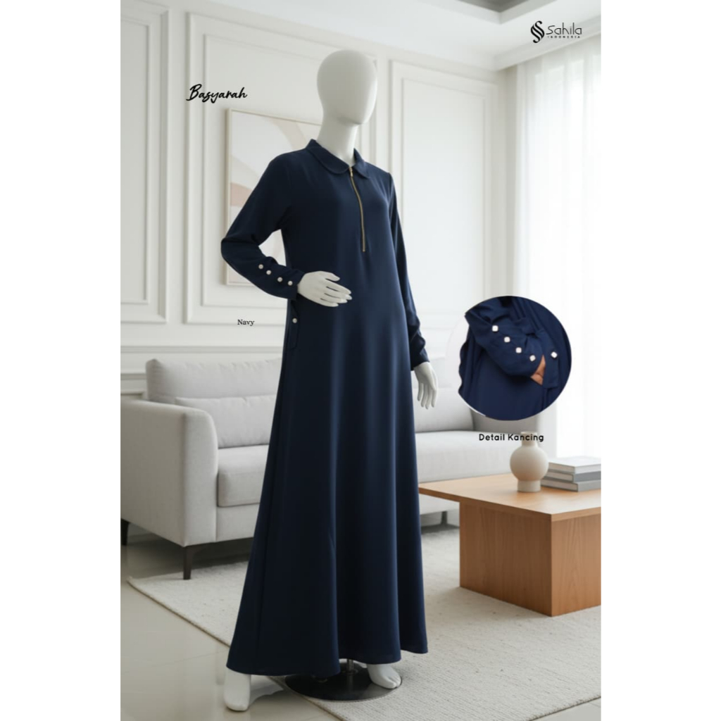 BASYARAH BY SAHILA INDONESIA/ ABAYA SYARI GAMIS KEKINIAN/ ABAYA TERBARU/ GAMIS ANAK IBU/ GAMIS BUSUI