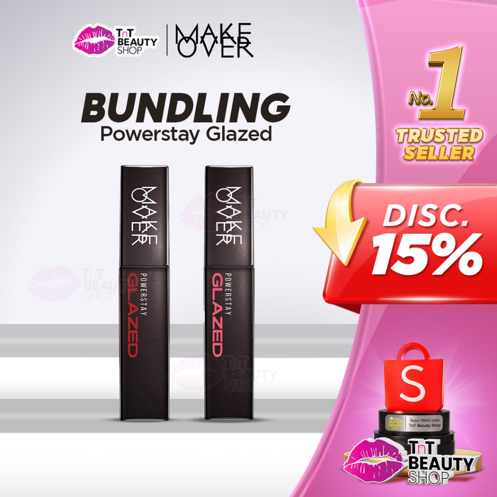 [BUNDLING MO] THE GLAZED BUNDLE-MAKE OVER Powerstay Glazed Lock Lip Pigment | TnT Beauty Shop